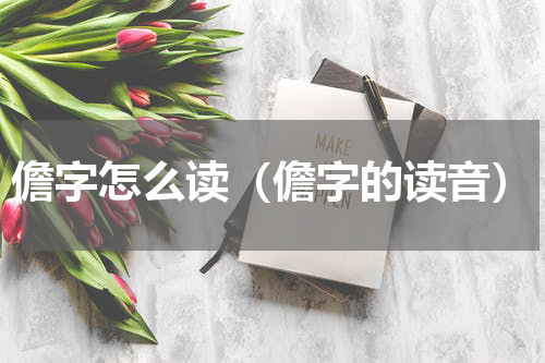 儋字怎么读（儋字的读音）