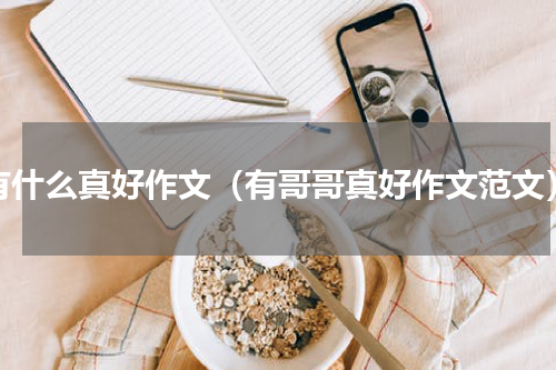 有什么真好作文（有哥哥真好作文范文）