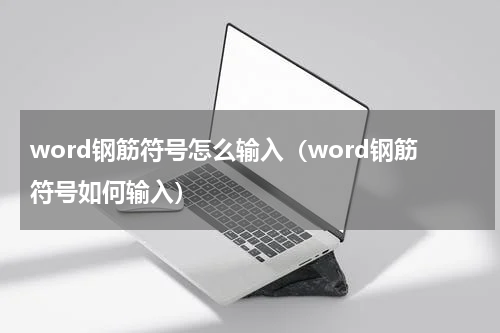 word钢筋符号怎么输入（word钢筋符号如何输入）