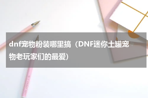 dnf宠物粉装哪里搞（DNF迷你土罐宠物老玩家们的最爱）