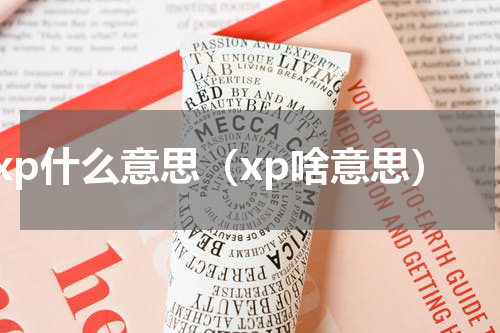 xp什么意思（xp啥意思）