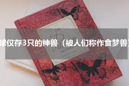 全球仅存3只的神兽（被人们称作食梦兽）