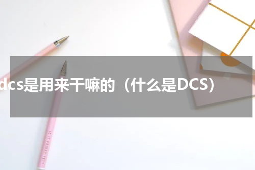dcs是用来干嘛的（什么是DCS）