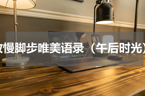 放慢脚步唯美语录（午后时光）