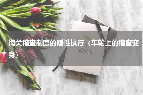 海关稽查制度的刚性执行（车轮上的稽查变身）