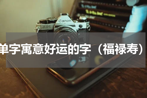 单字寓意好运的字（福禄寿）