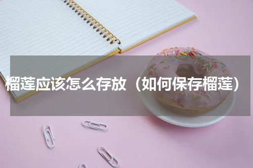 榴莲应该怎么存放（如何保存榴莲）