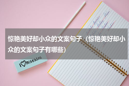 惊艳美好却小众的文案句子（惊艳美好却小众的文案句子有哪些）