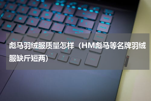 彪马羽绒服质量怎样（HM彪马等名牌羽绒服缺斤短两）