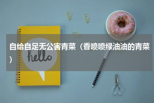 自给自足无公害青菜（香喷喷绿油油的青菜）