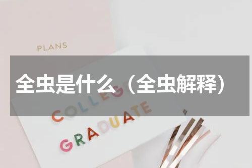 全虫是什么（全虫解释）