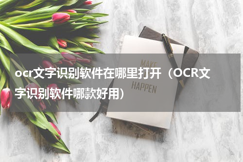 ocr文字识别软件在哪里打开（OCR文字识别软件哪款好用）