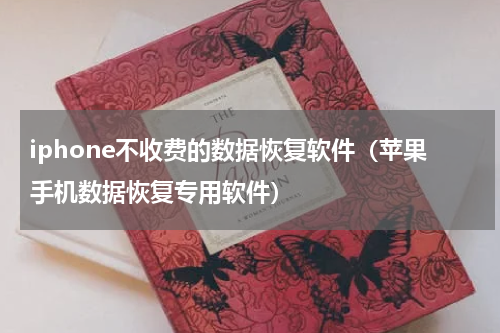 iphone不收费的数据恢复软件（苹果手机数据恢复专用软件）
