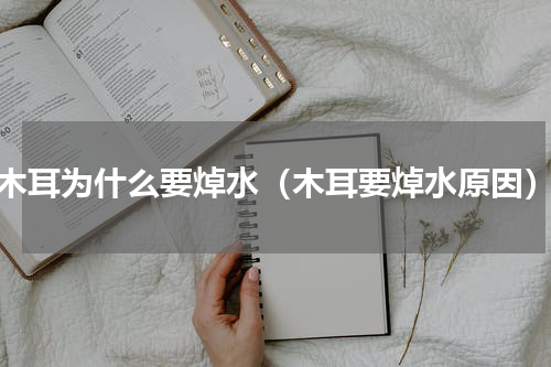 木耳为什么要焯水（木耳要焯水原因）