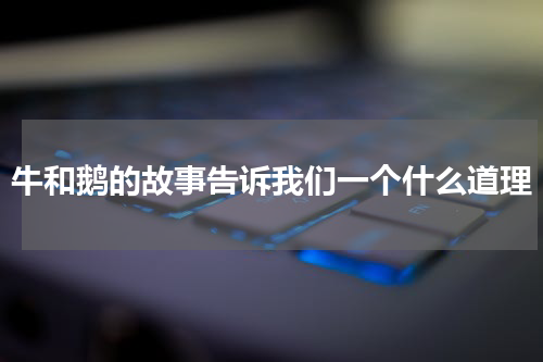 牛和鹅的故事告诉我们一个什么道理
