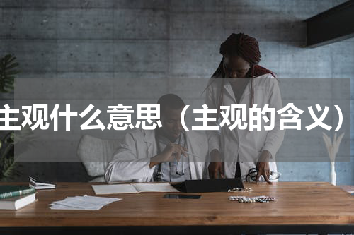 主观什么意思（主观的含义）