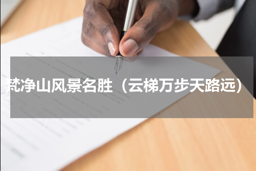 梵净山风景名胜（云梯万步天路远）