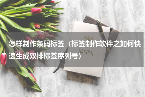 怎样制作条码标签（标签制作软件之如何快速生成双排标签序列号）