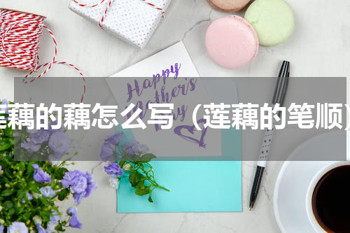 莲藕的藕怎么写（莲藕的笔顺）