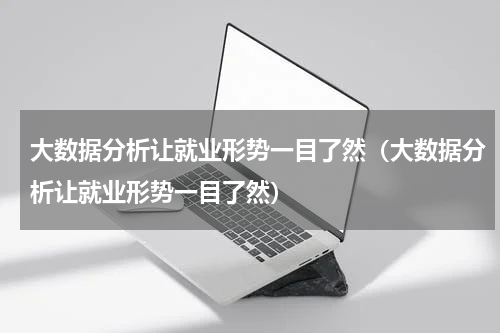 大数据分析让就业形势一目了然（大数据分析让就业形势一目了然）