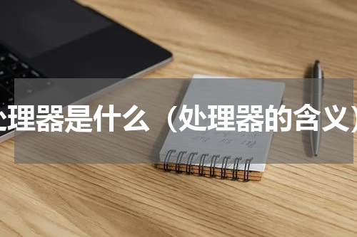 处理器是什么（处理器的含义）