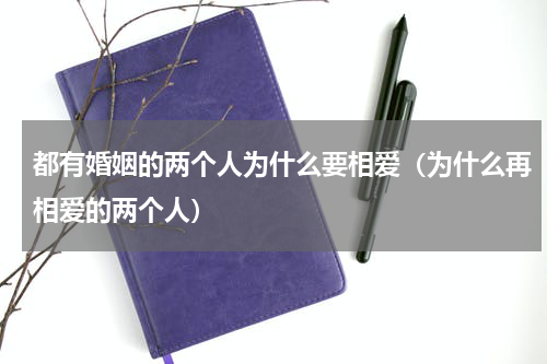 都有婚姻的两个人为什么要相爱（为什么再相爱的两个人）