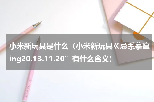 小米新玩具是什么（小米新玩具ㄍ忌系摹癙ing20.13.11.20”有什么含义）