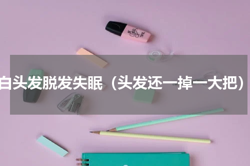 白头发脱发失眠（头发还一掉一大把）