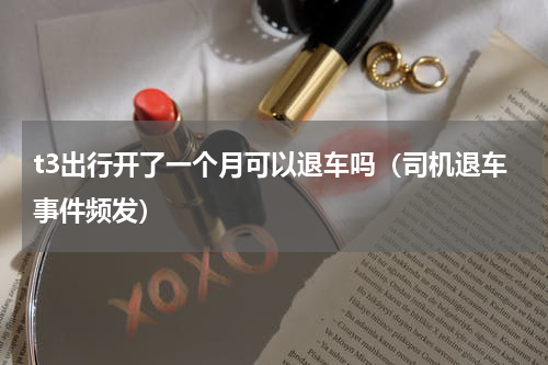 t3出行开了一个月可以退车吗（司机退车事件频发）
