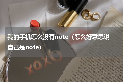 我的手机怎么没有note（怎么好意思说自己是note）