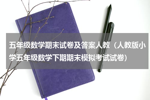 五年级数学期末试卷及答案人教（人教版小学五年级数学下期期末模拟考试试卷）
