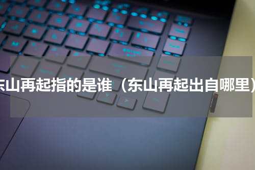 东山再起指的是谁（东山再起出自哪里）