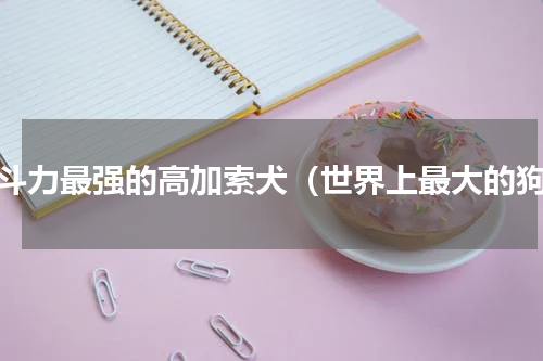 战斗力最强的高加索犬（世界上最大的狗）