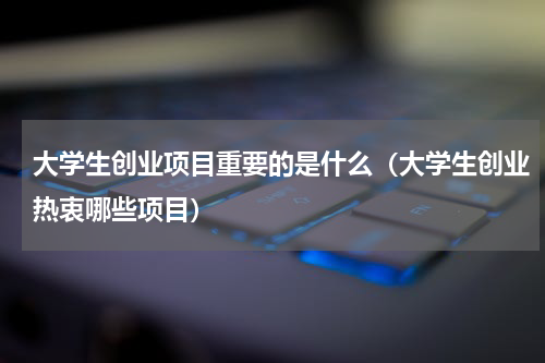 大学生创业项目重要的是什么（大学生创业热衷哪些项目）