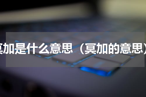 冥加是什么意思（冥加的意思）