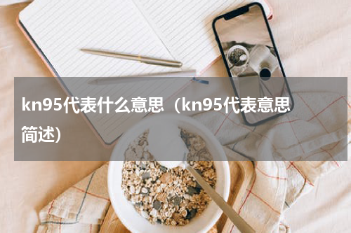 kn95代表什么意思（kn95代表意思简述）