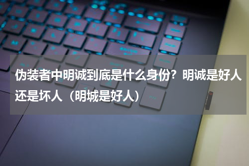伪装者中明诚到底是什么身份？明诚是好人还是坏人（明城是好人）
