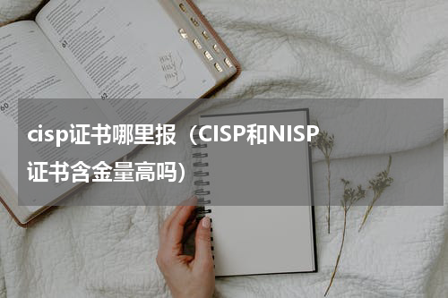 cisp证书哪里报（CISP和NISP证书含金量高吗）