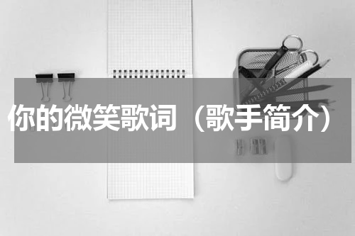 你的微笑歌词（歌手简介）
