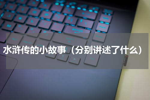 水浒传的小故事（分别讲述了什么）