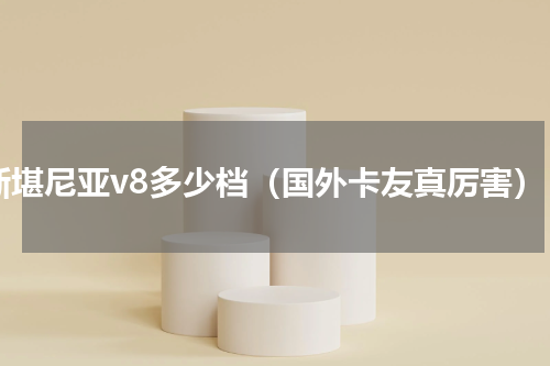 斯堪尼亚v8多少档（国外卡友真厉害）