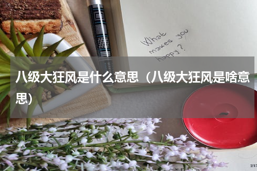 八级大狂风是什么意思（八级大狂风是啥意思）