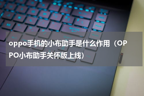 oppo手机的小布助手是什么作用（OPPO小布助手关怀版上线）