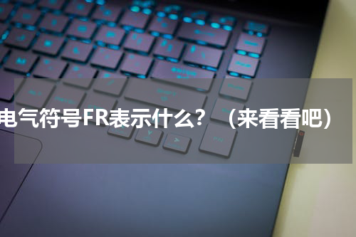 电气符号FR表示什么？（来看看吧）
