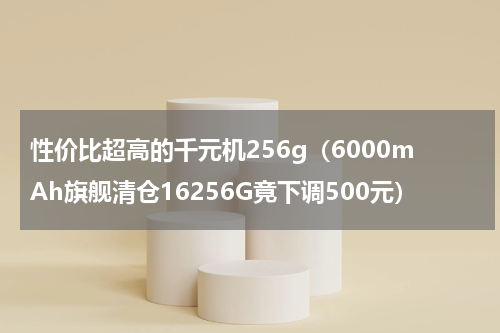 性价比超高的千元机256g（6000mAh旗舰清仓16256G竟下调500元）