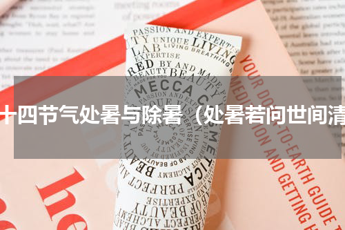 二十四节气处暑与除暑（处暑若问世间清）