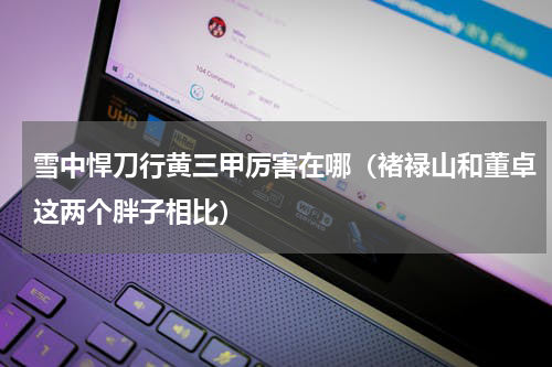 雪中悍刀行黄三甲厉害在哪（褚禄山和董卓这两个胖子相比）