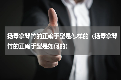 扬琴拿琴竹的正确手型是怎样的（扬琴拿琴竹的正确手型是如何的）