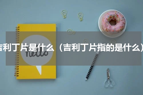 吉利丁片是什么（吉利丁片指的是什么）