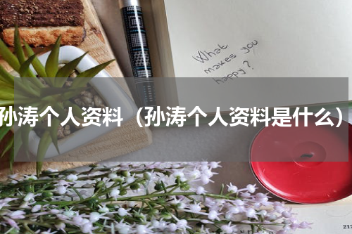 孙涛个人资料（孙涛个人资料是什么）